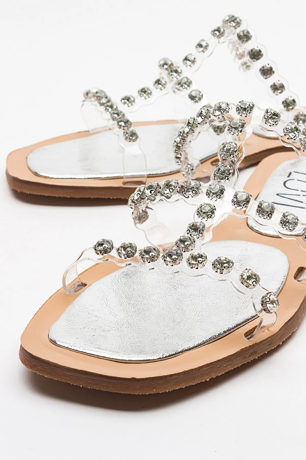 LuviShoes  FLEP Silver Stone Damen-Hausschuhe