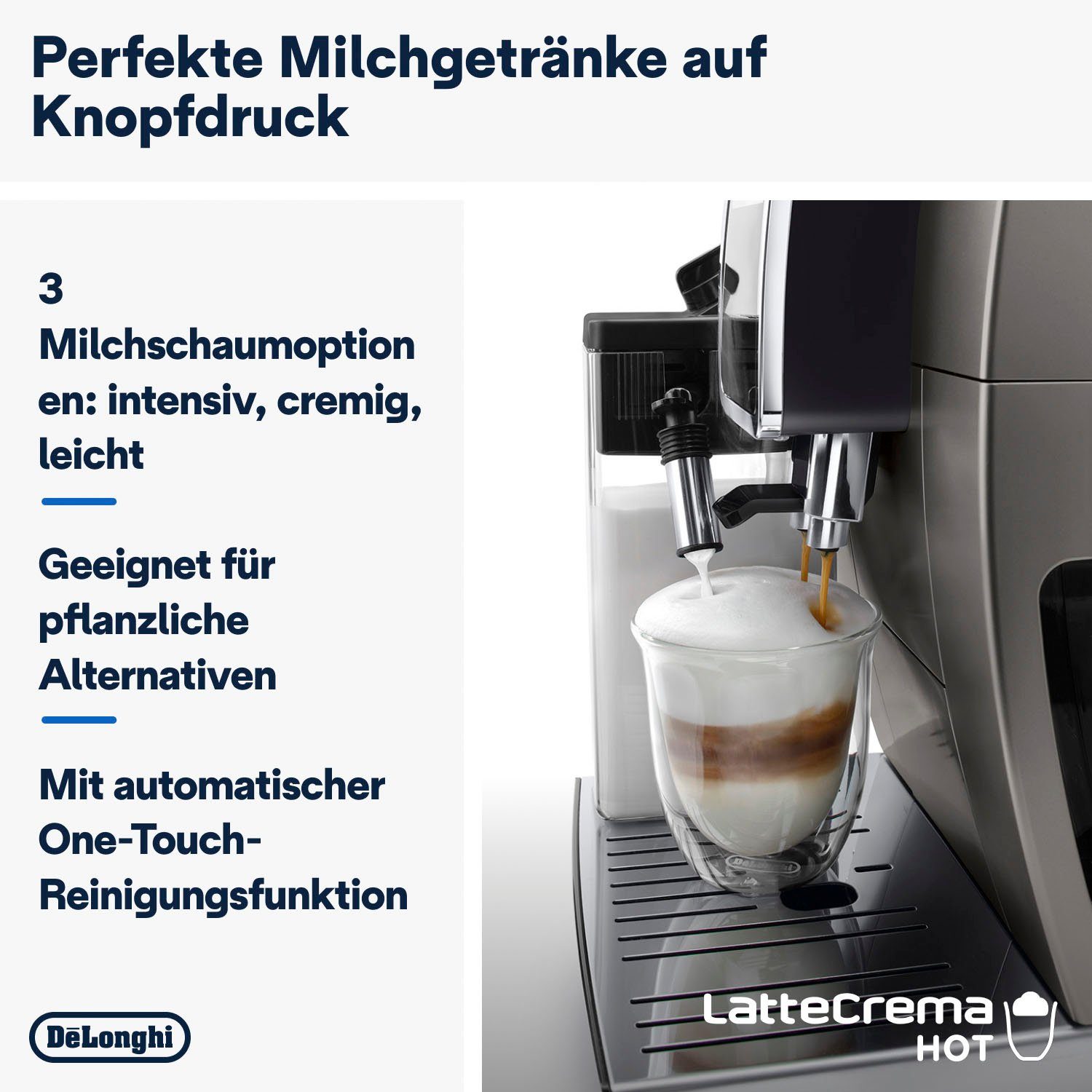 De'Longhi Kaffeevollautomat Dinamica Plus ECAM 380.95.TB