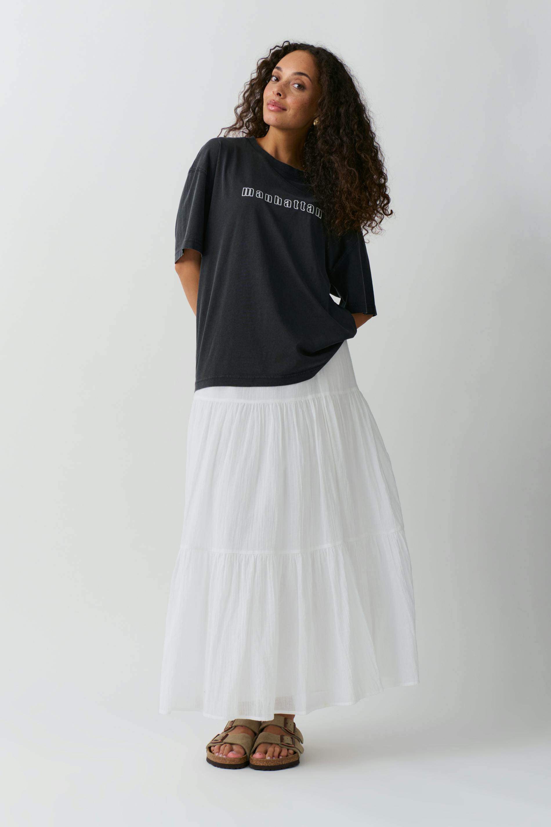 Oversized printed tee