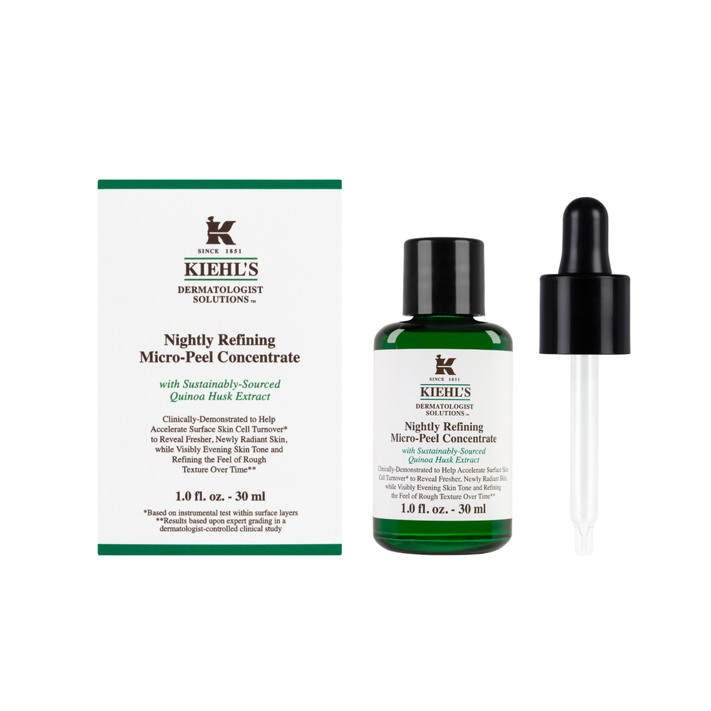 kiehl's Nightly Refining Micro-Peel Concentrate Gommage micro-peeling quotidien de nuitpour le visage