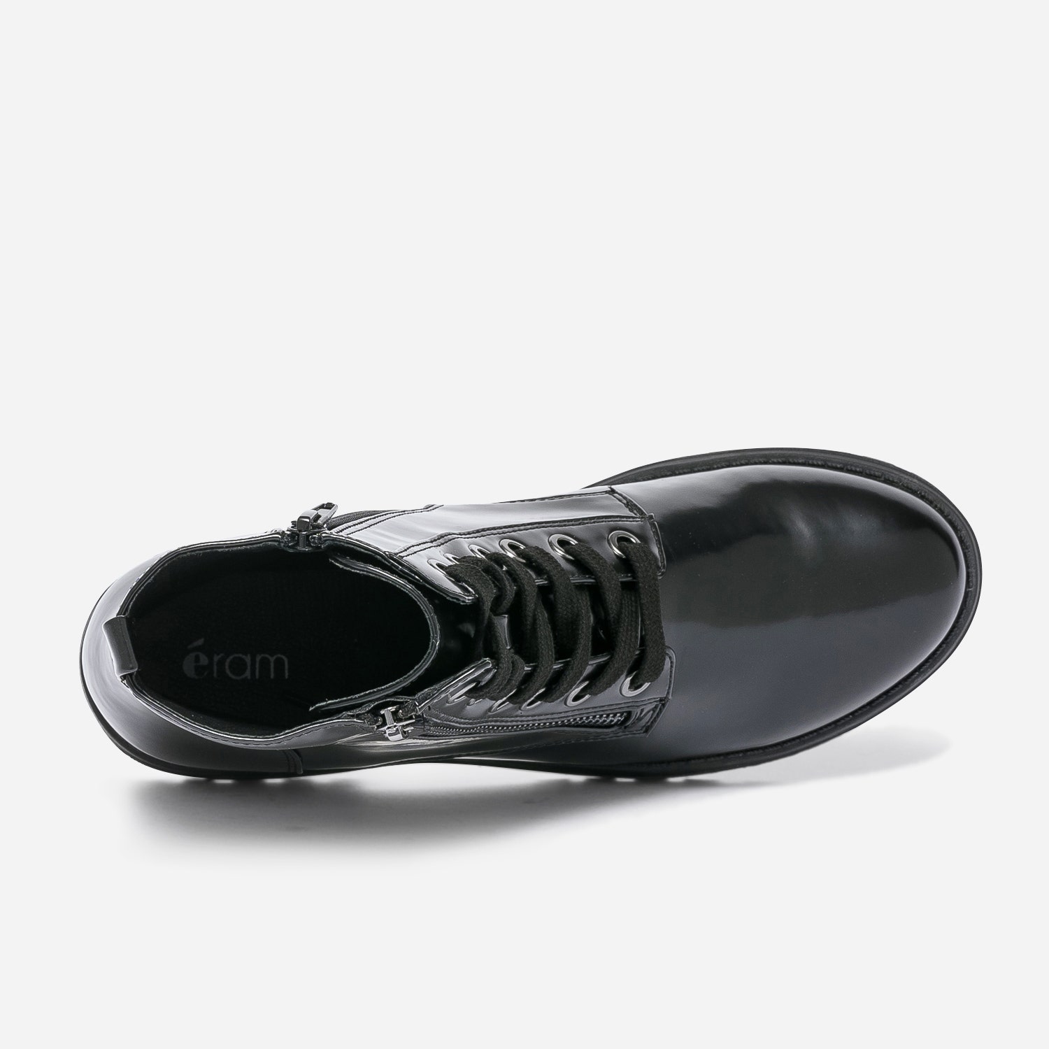 Bottine noire à zip