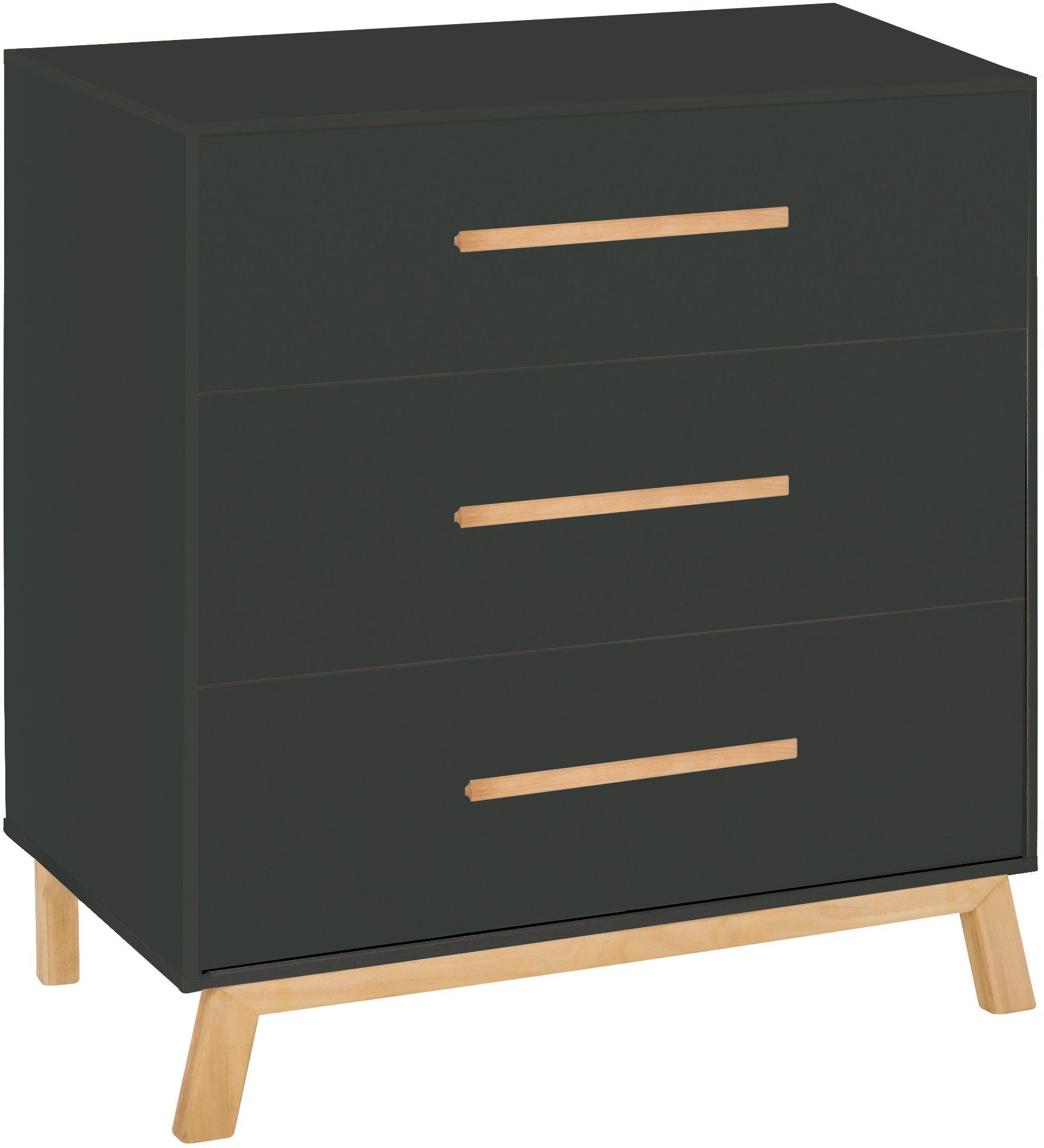 Schardt Wickelkommode Sienna Black, Made in Germany