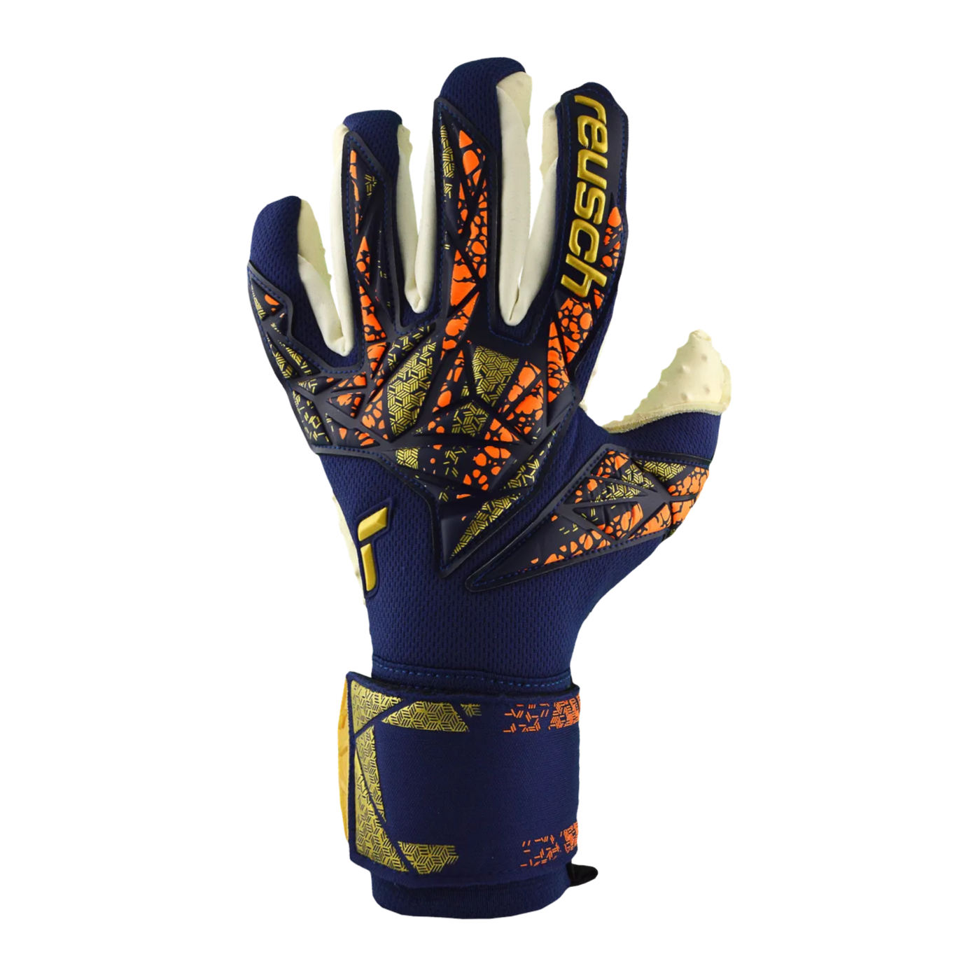 Reusch Attrakt SpeedBump TW-Handschuhe Blau Gold F4410