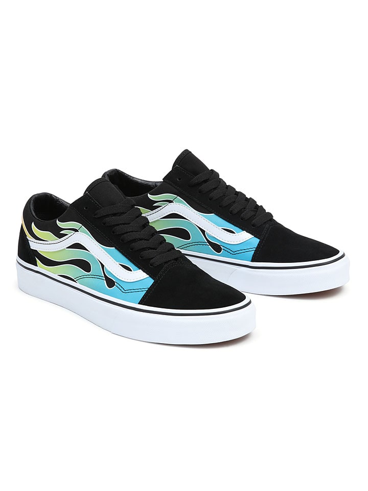 Vans Leder-Sneakers in Schwarz günstig kaufen