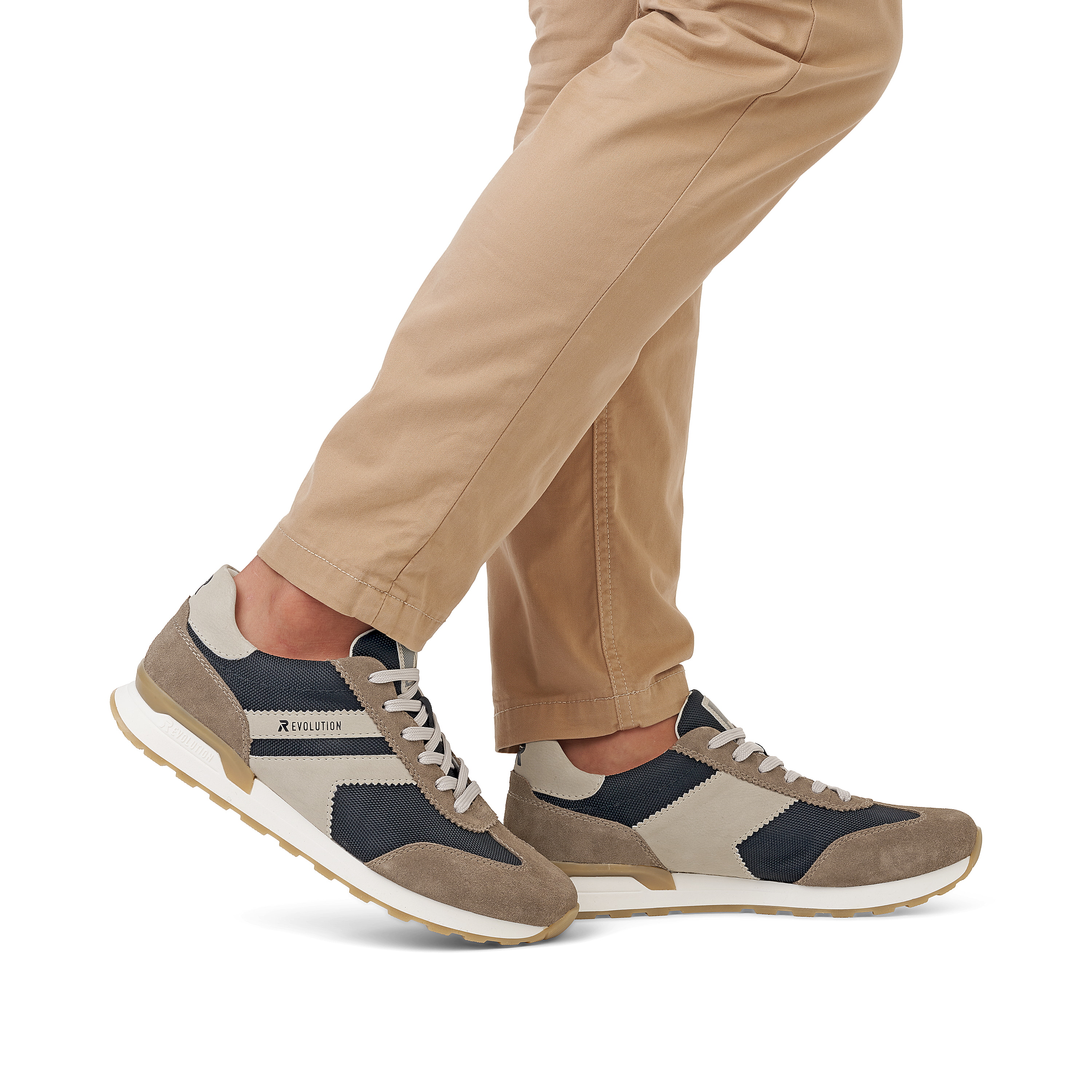 Rieker Herren Sneaker Low cinnamon black