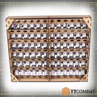 TTC & Vallejo Paint Rack 72