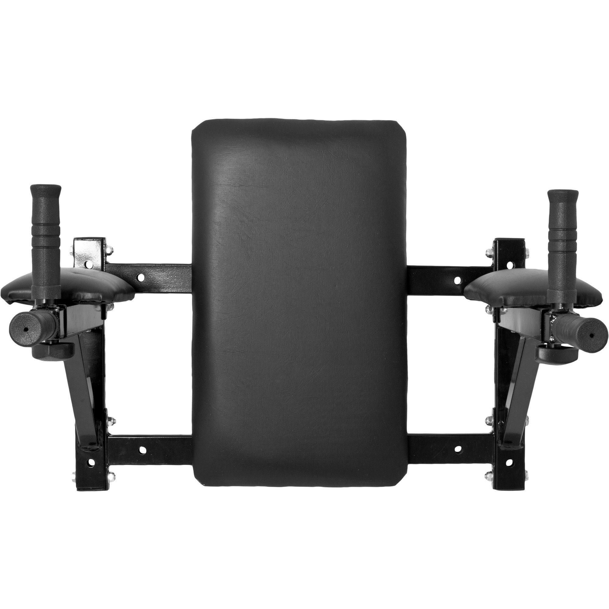 GORILLA SPORTS Trainingsstation Dip Station, Wandmontage - Bauchmuskeltrainer, Polsterung, Dips Barren, (1-tlg)