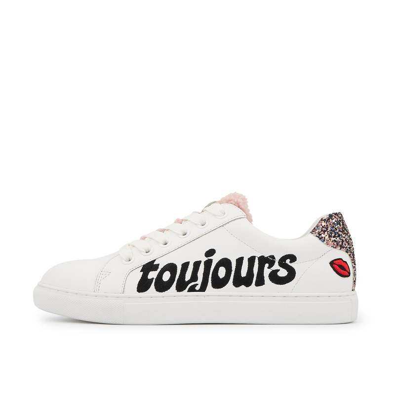 Baskets en cuir Simone amour toujours