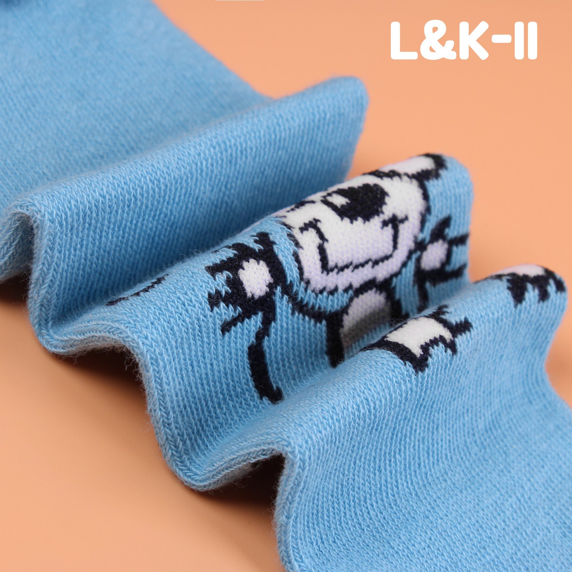 L&K-II Strumpfhose 2770 Strumpfhose für Baby Jungen mit Hund Löwen Affen Bären und Auto Motiv