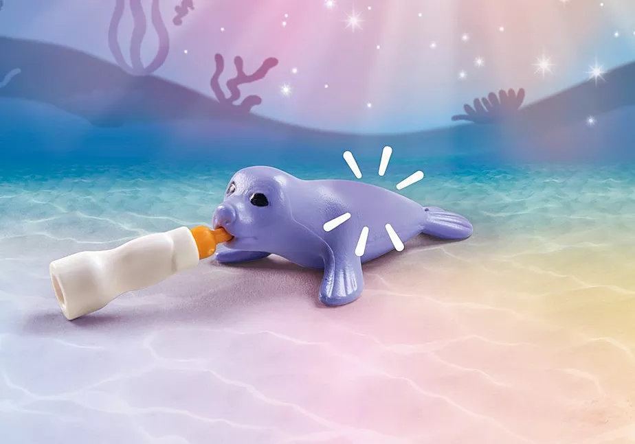 Unterwasser-Tierpflege der Meeresbewohner