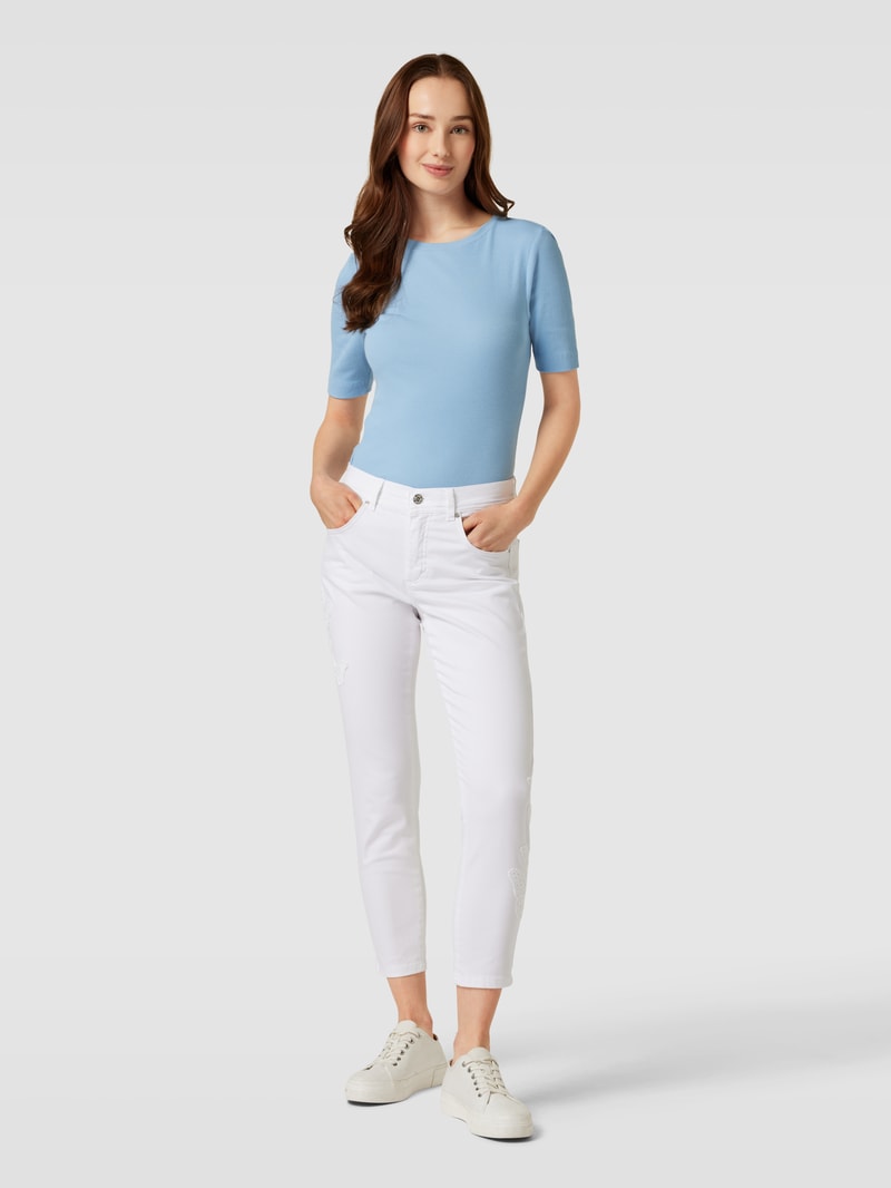 Jeans im 5-Pocket-Design Modell 'ORNELLA' in weiß