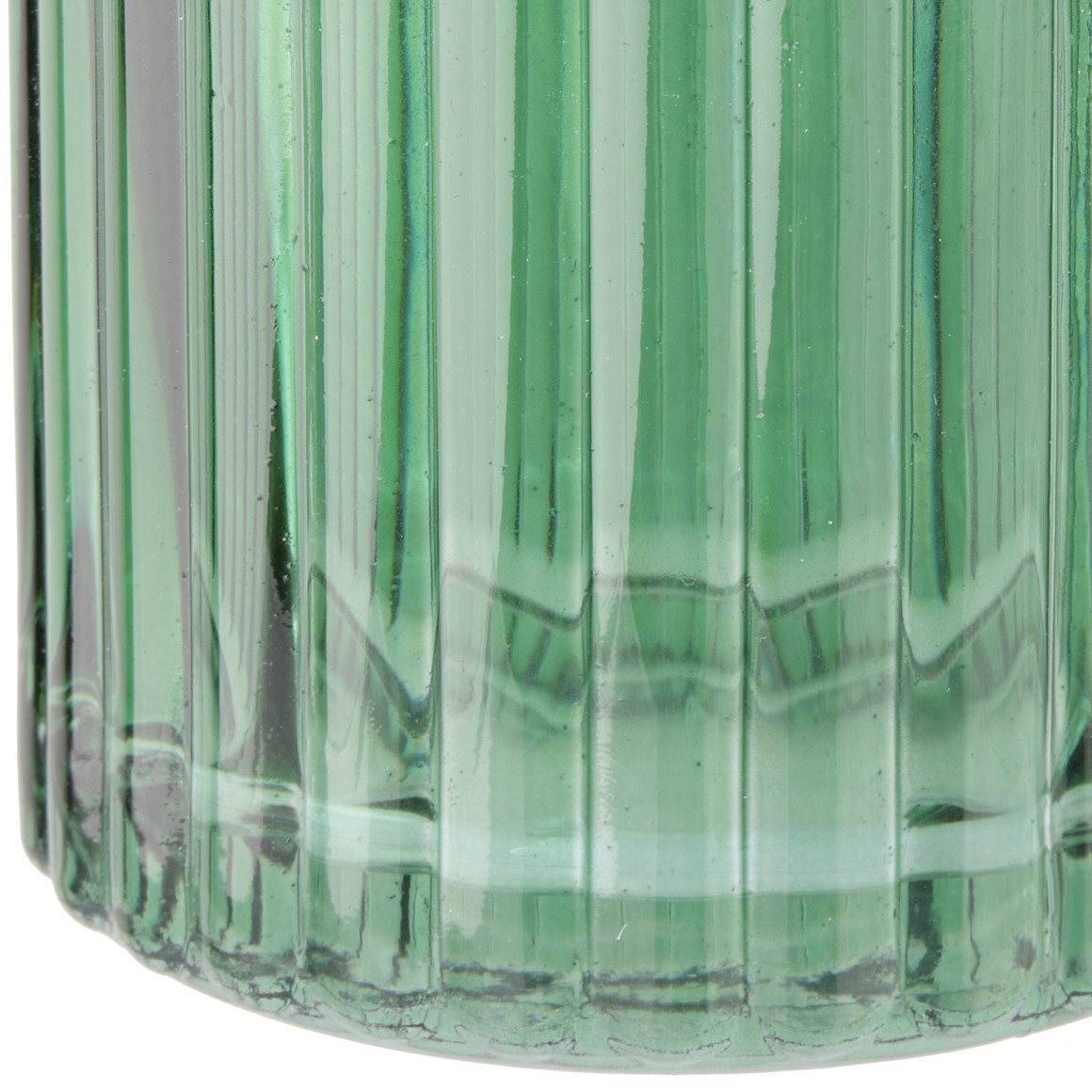 Teelichthalter in geriffelter Optik