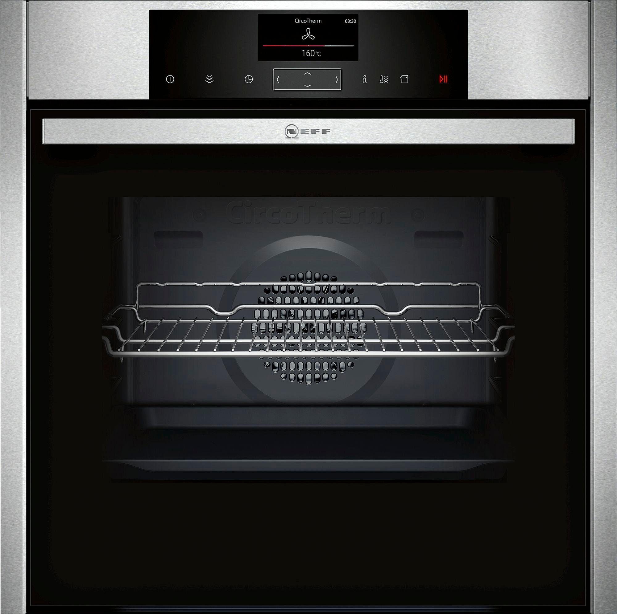 NEFF Dampfbackofen N 90 B15FS22N0, mit Teleskopauszug nachrüstbar, easyClean, FullSteam® - Volldampf