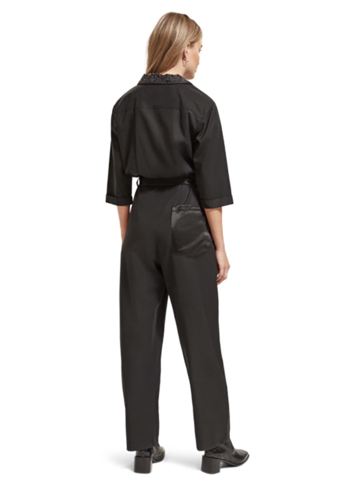 Scotch & Soda Jumpsuit in Schwarz günstig kaufen