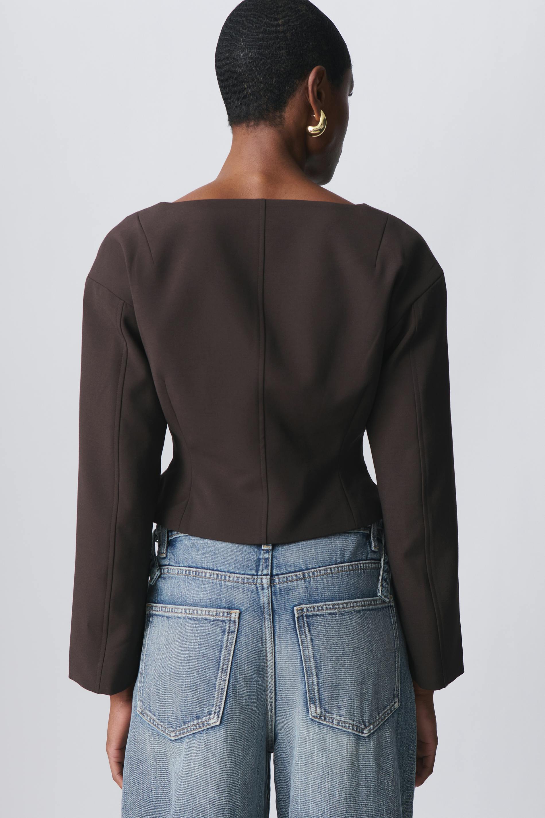Shaped blazer