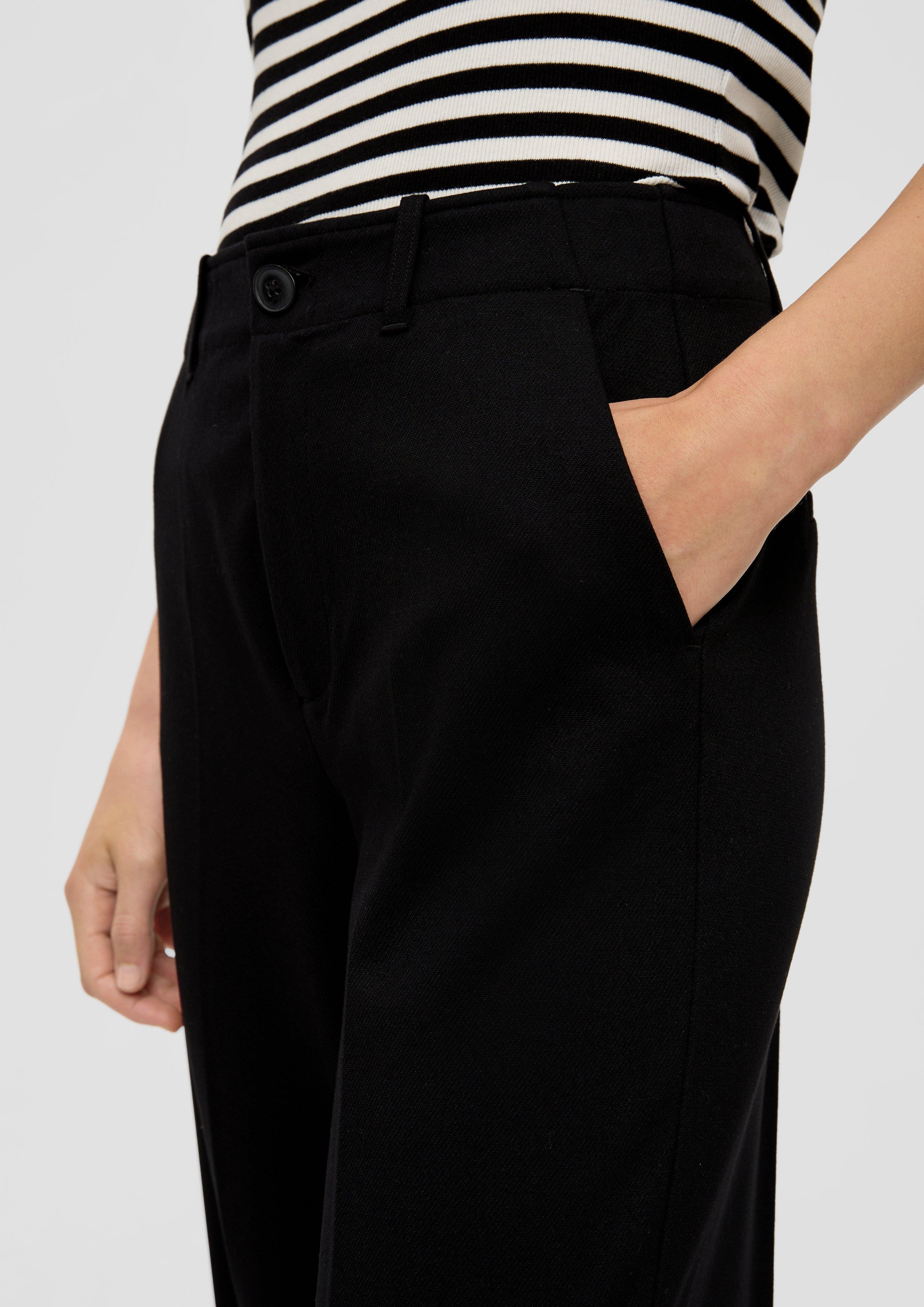 Regular: Twill-Hose mit Wide Leg  2133509-9999