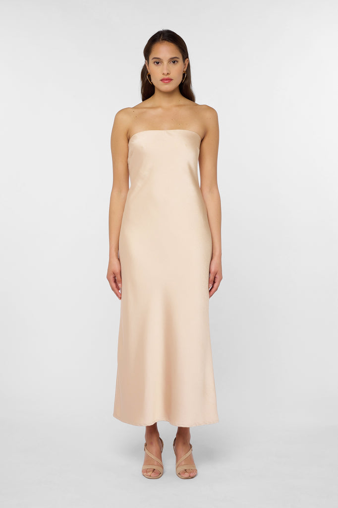 Robe bustier Belle Satin