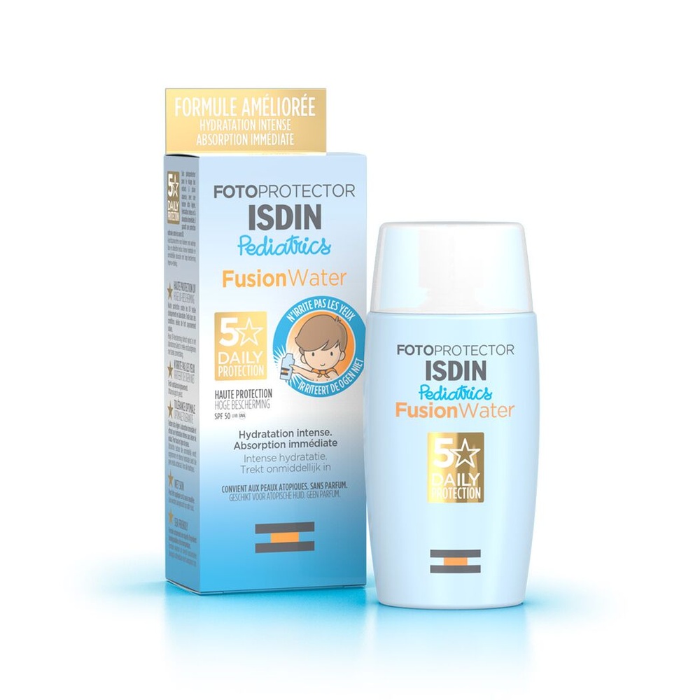 isdin Fusion Water Pediatrics Crème solaire visage pour enfant SPF50