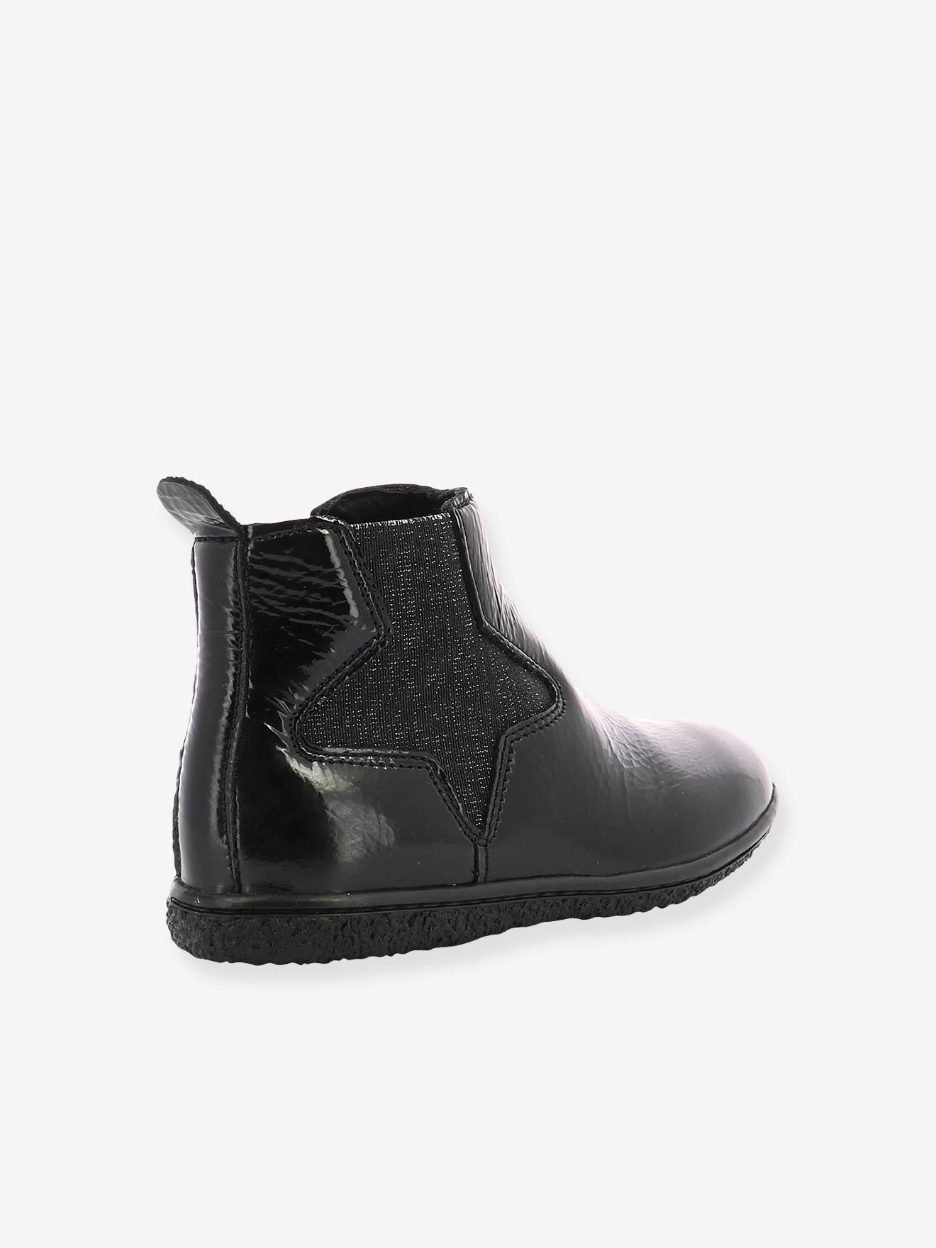 Kickers Mädchen Boots VERMILLON KICKERS - lackschwarz