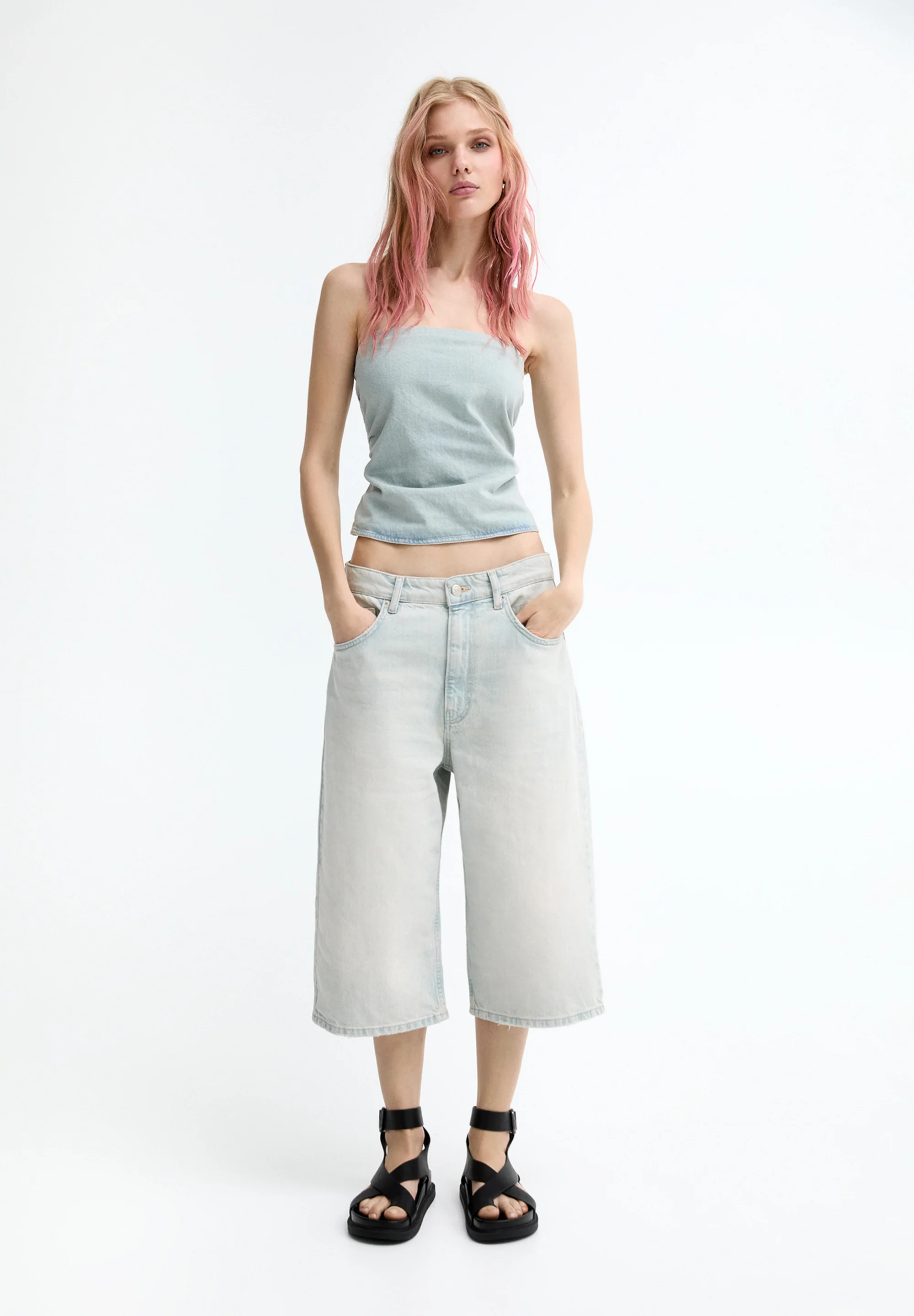 Pantalones cortos vaqueros PULL&BEAR