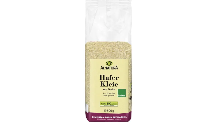 Alnatura Bioland-Haferkleie mit Keim 500 g