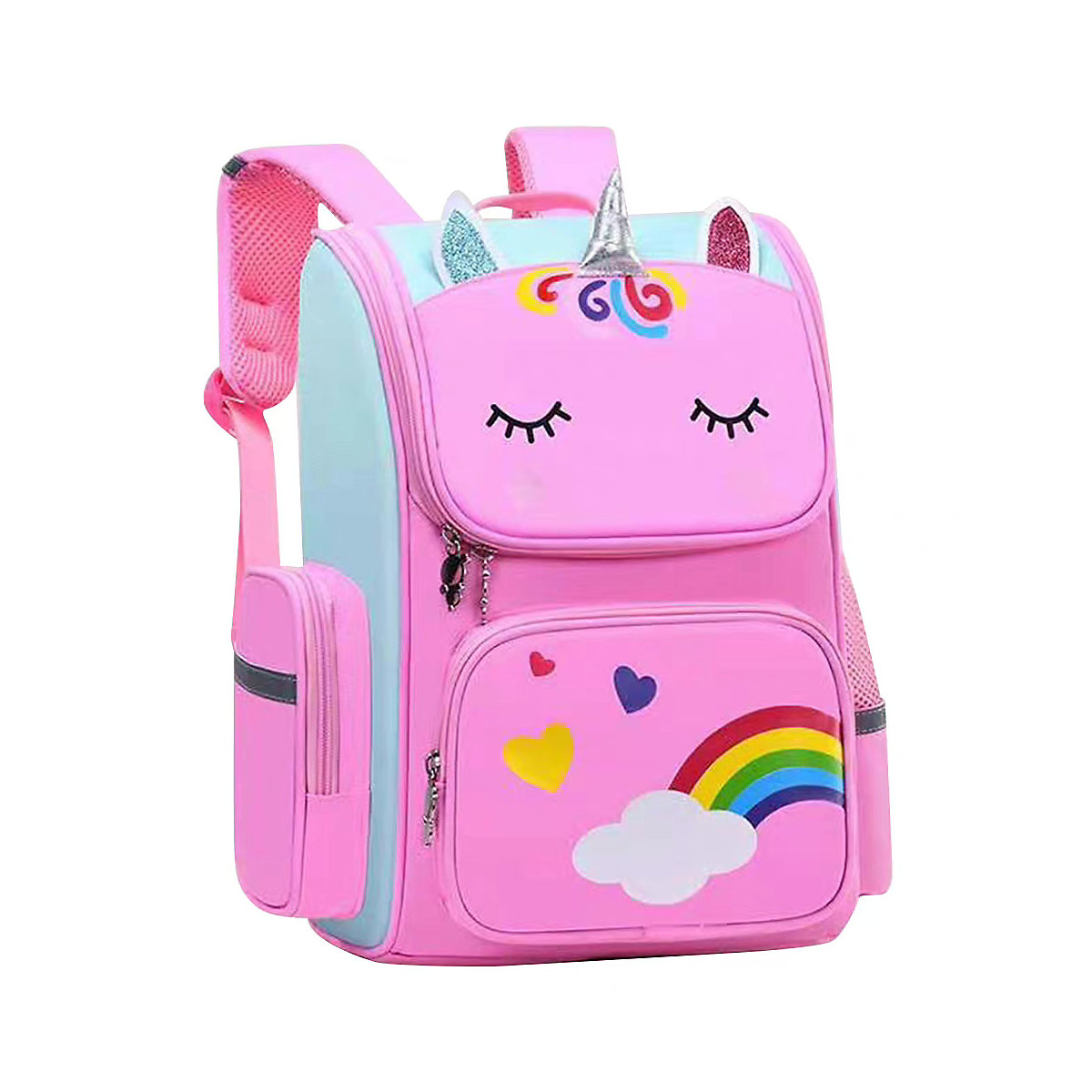 Einhorn Rucksack Schulrucksäcke für Mädchen
