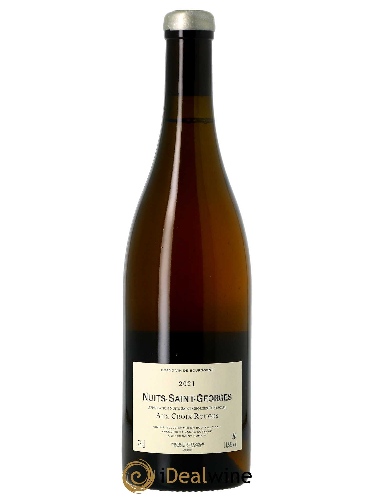 Nuits Saint-Georges Aux Croix rouges Domaine de Chassorney - Frédéric Cossard  2021 - Lot de 1 Bouteille