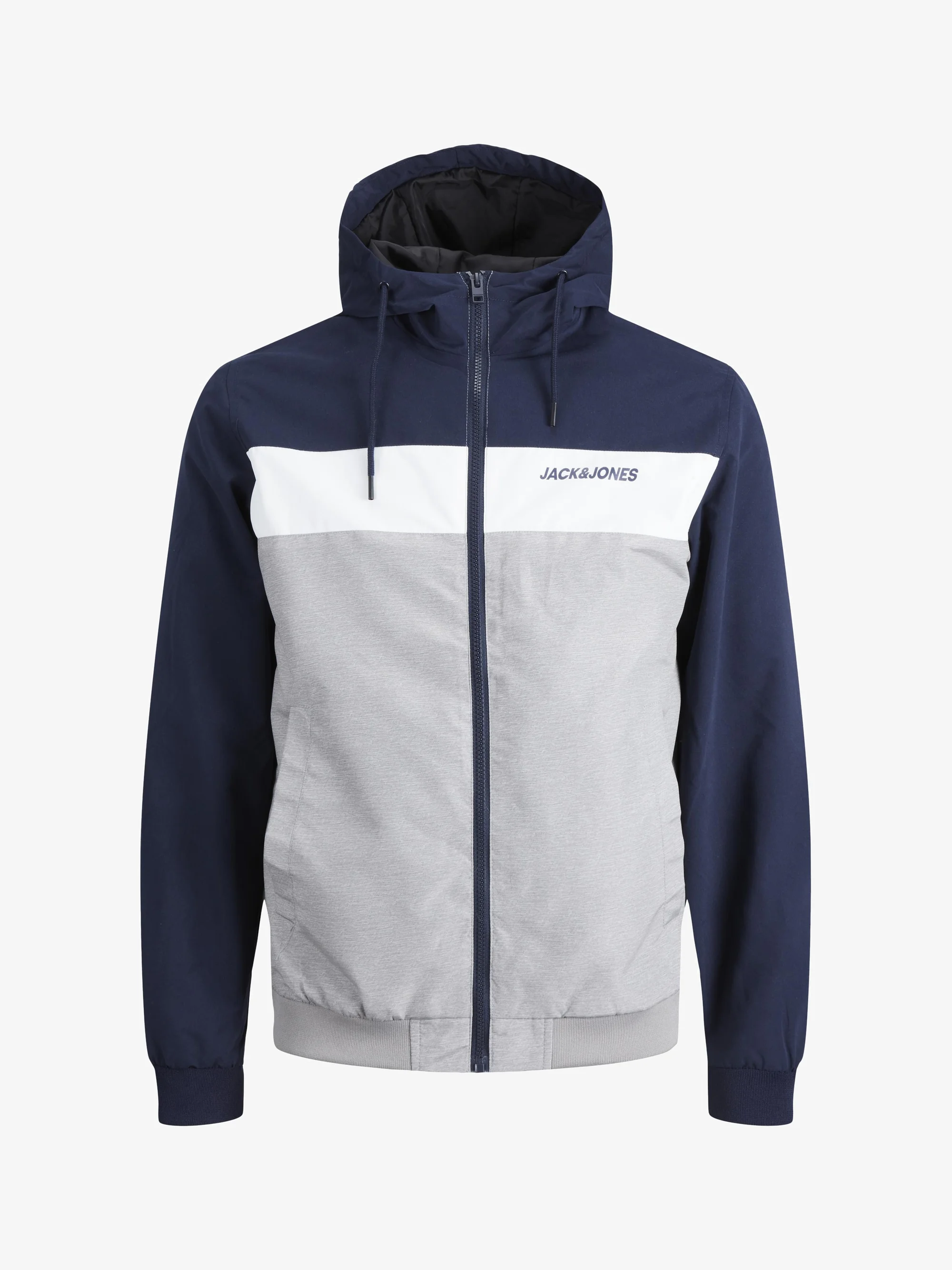Jack & Jones JJERUSH BLOCKING HOOD - Chaqueta ligera