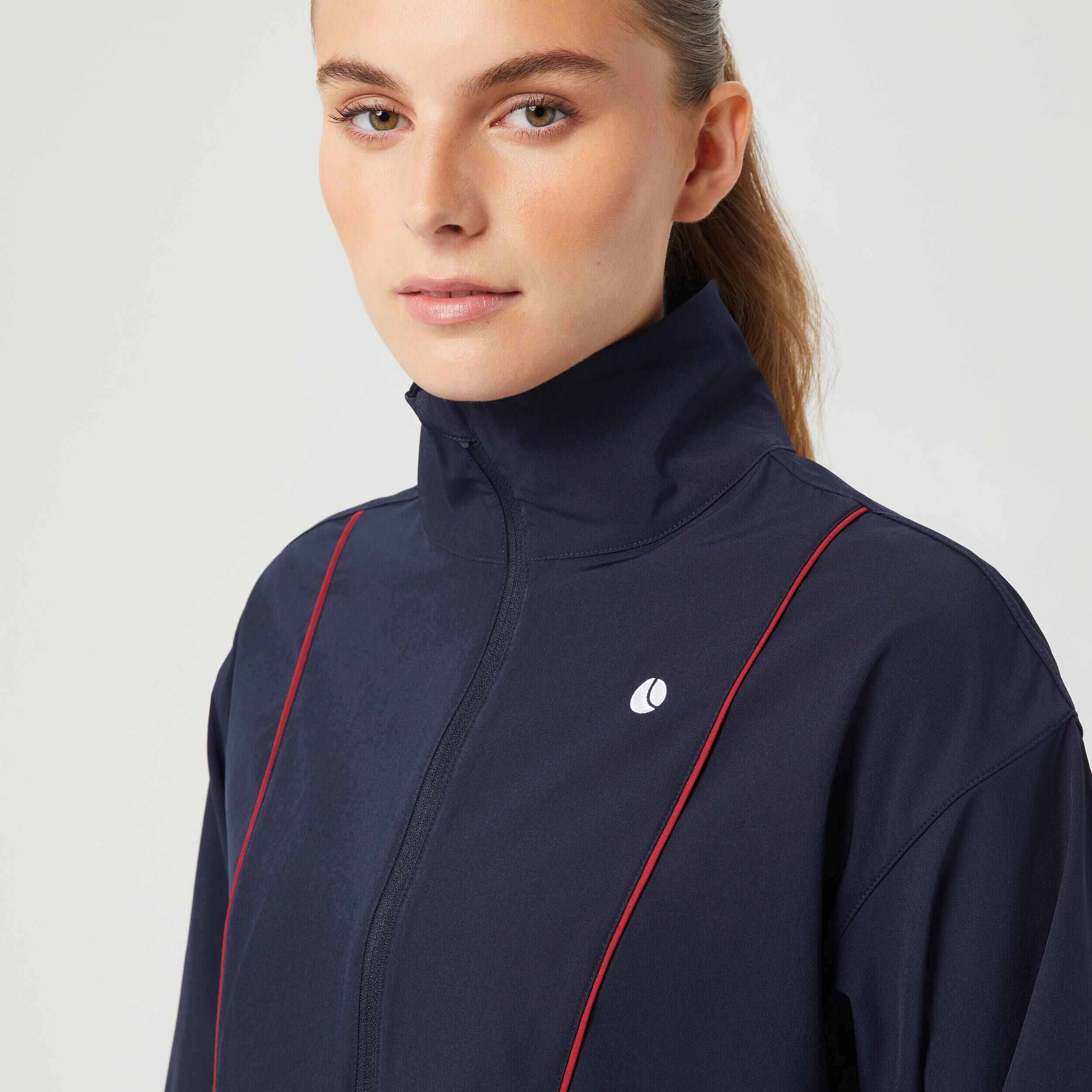 Ace Woven Track Trainingsjacke Damen - Dunkelblau