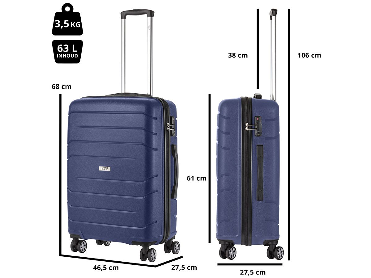 Travelz Big Bars 68 cm TSA Reisekoffer