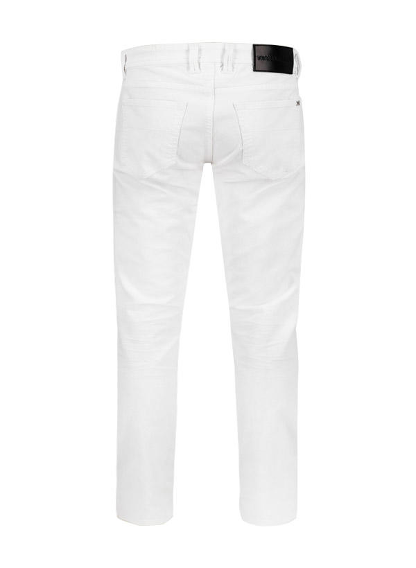 tramarossa, Jeans 1980, Slim Fit, Baumwoll-Stretch, white used