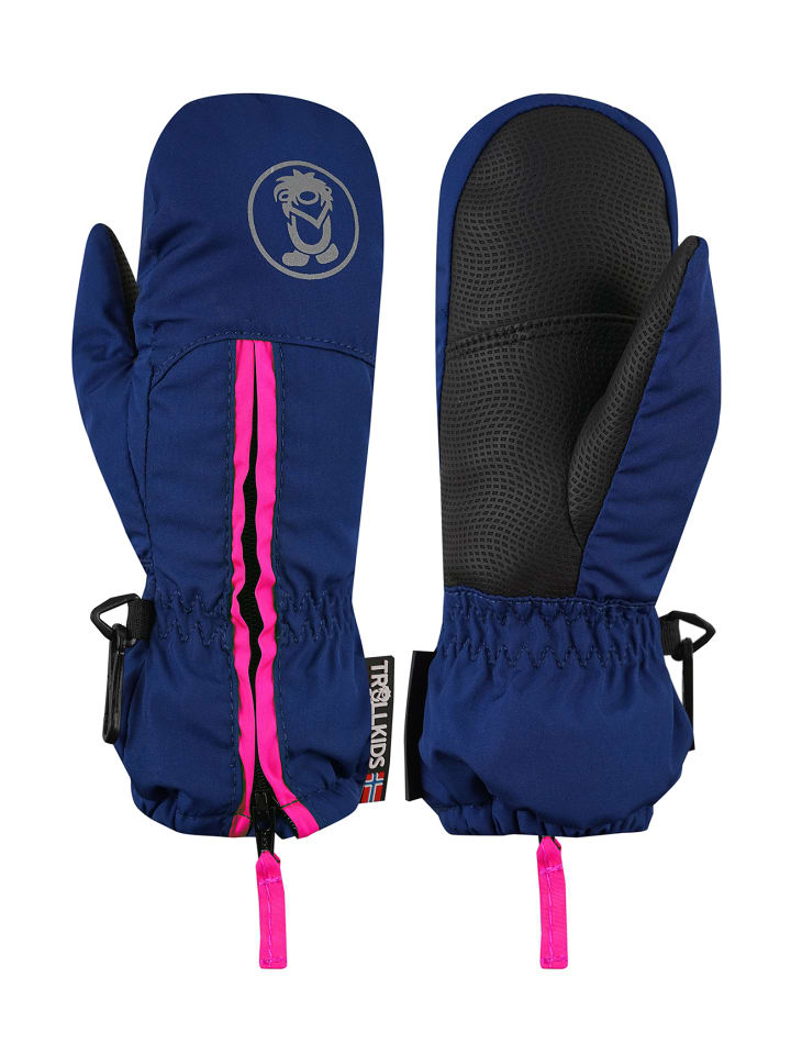 Trollkids Funktions-Fäustlinge Troll in navy/pink günstig kaufen