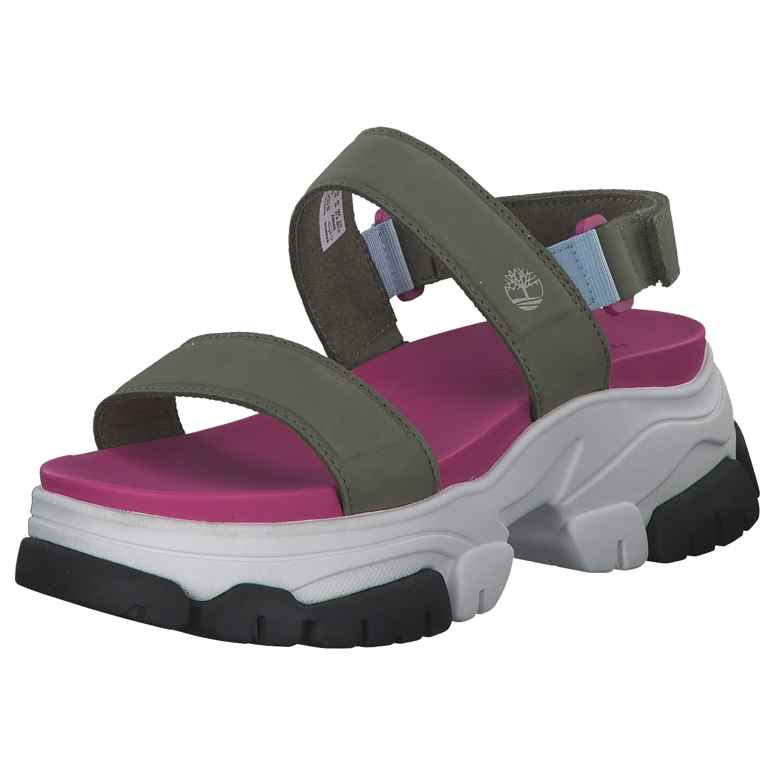 Timberland Adley Way Sandal 2, Keilsandaletten, Damen, dark green
