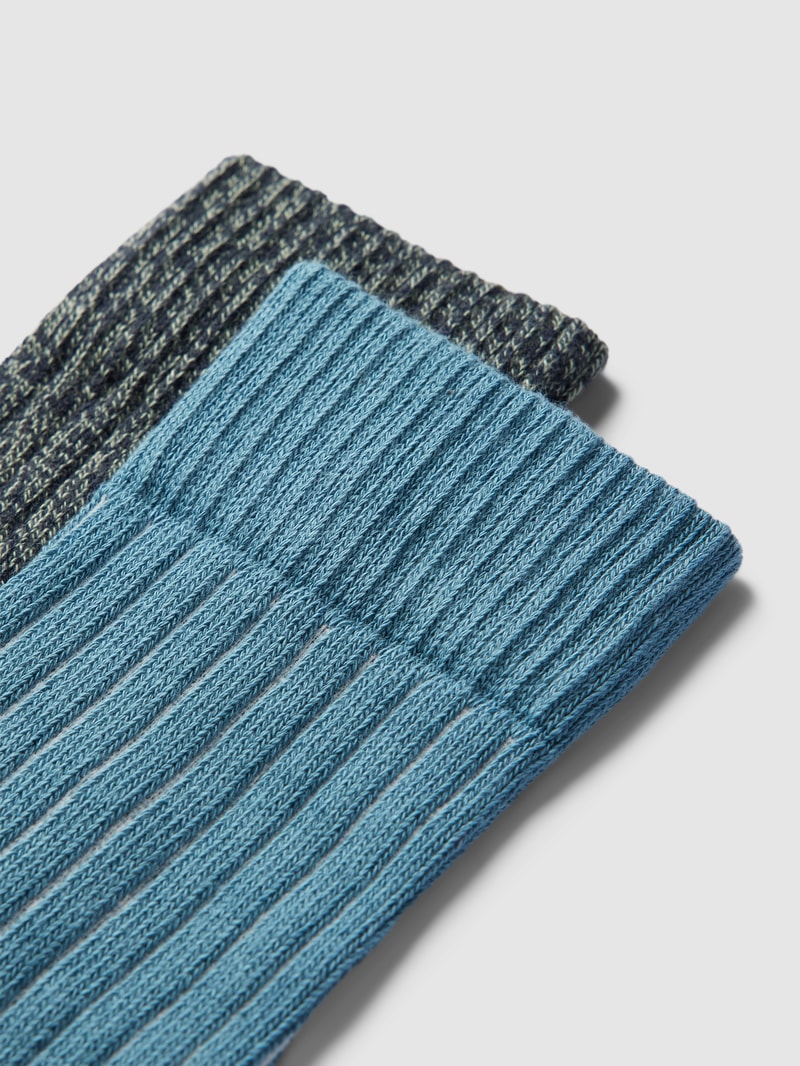 Socken mit Label-Detail Modell 'Mouline' in lindgrün