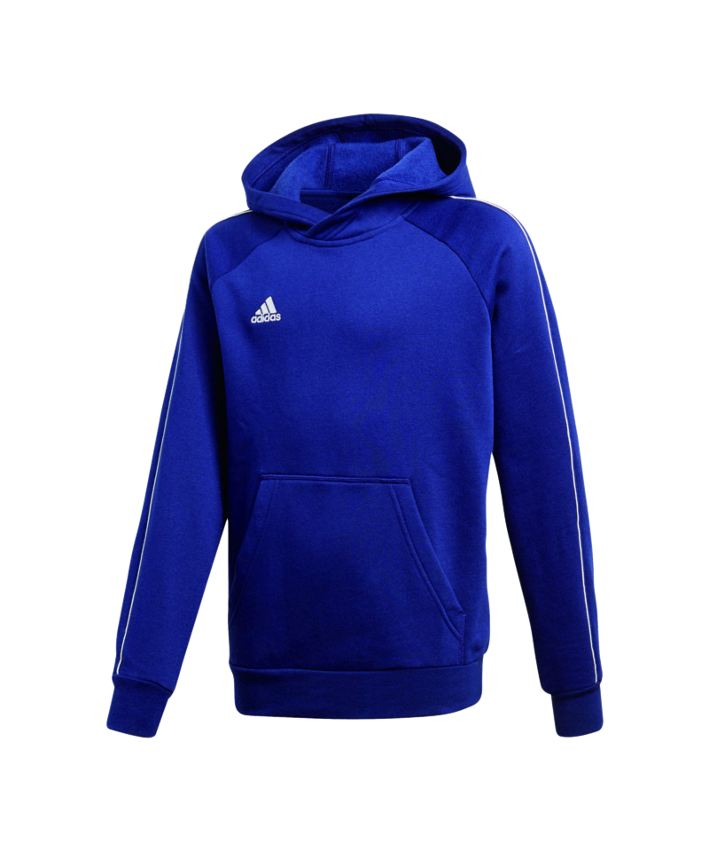 adidas Core 18 Hoody Kapuzensweatshirt Kids Blau