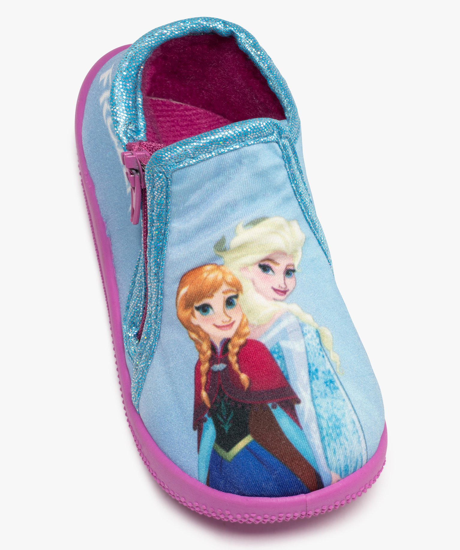 Chaussons bébé fille bottillons zippés – Reine des Neiges | GEMO