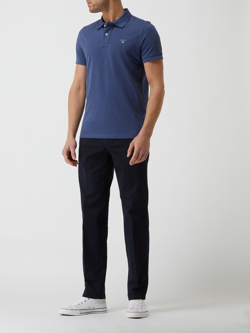 Chino mit Stretch-Anteil Modell 'Jim' in marineblau
