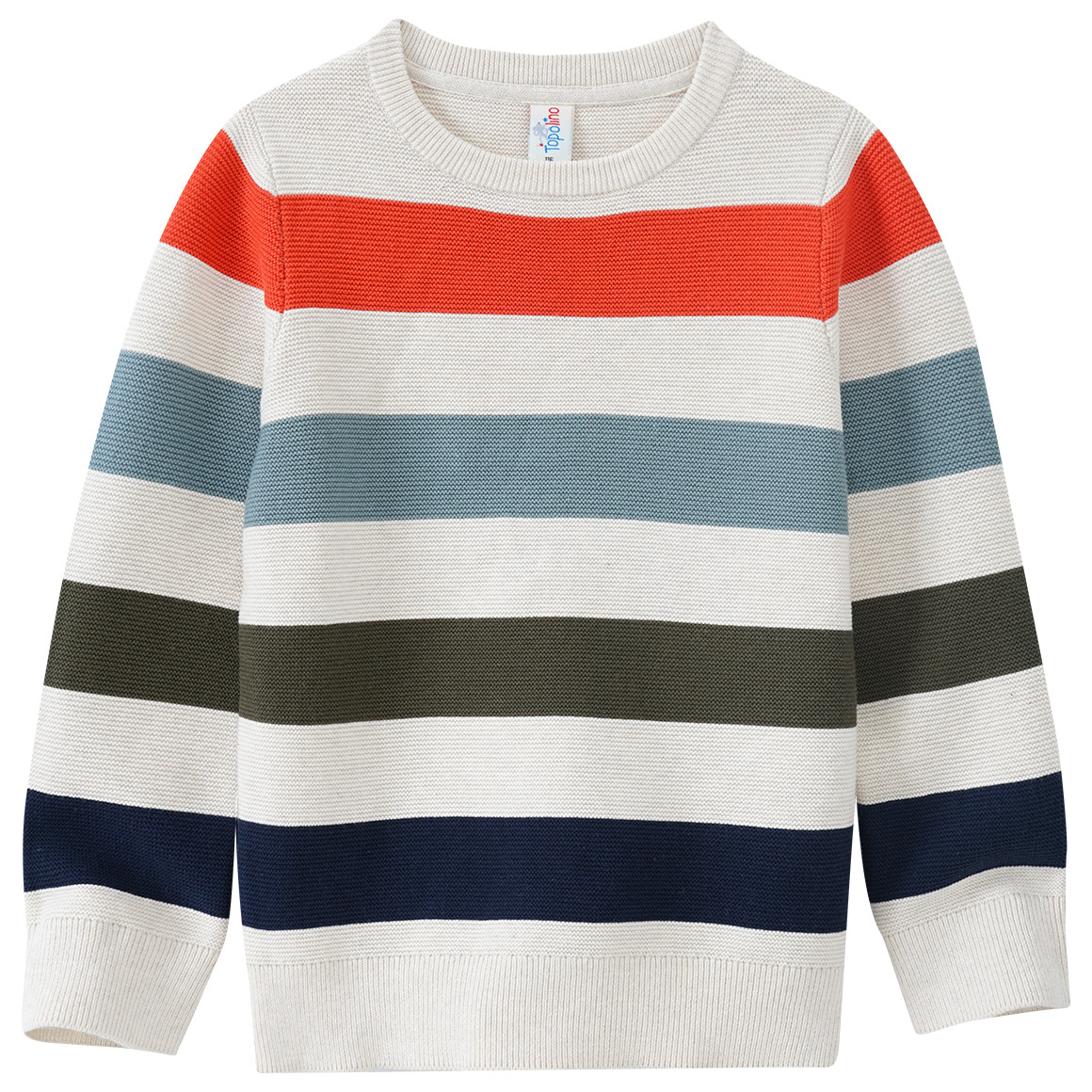 Jungen Strickpullover gestreift