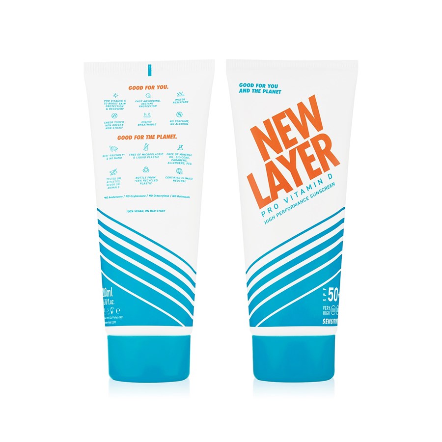 NOVI LAYER Pro vitamin D visokoučinkovita krema za sunčanje SPF 50+ za osjetljivu kožu