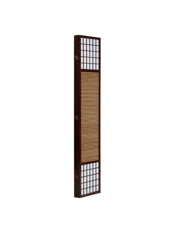 Homestyle4u 4-tlg. Paravent in Braun 172x200 günstig kaufen onesize