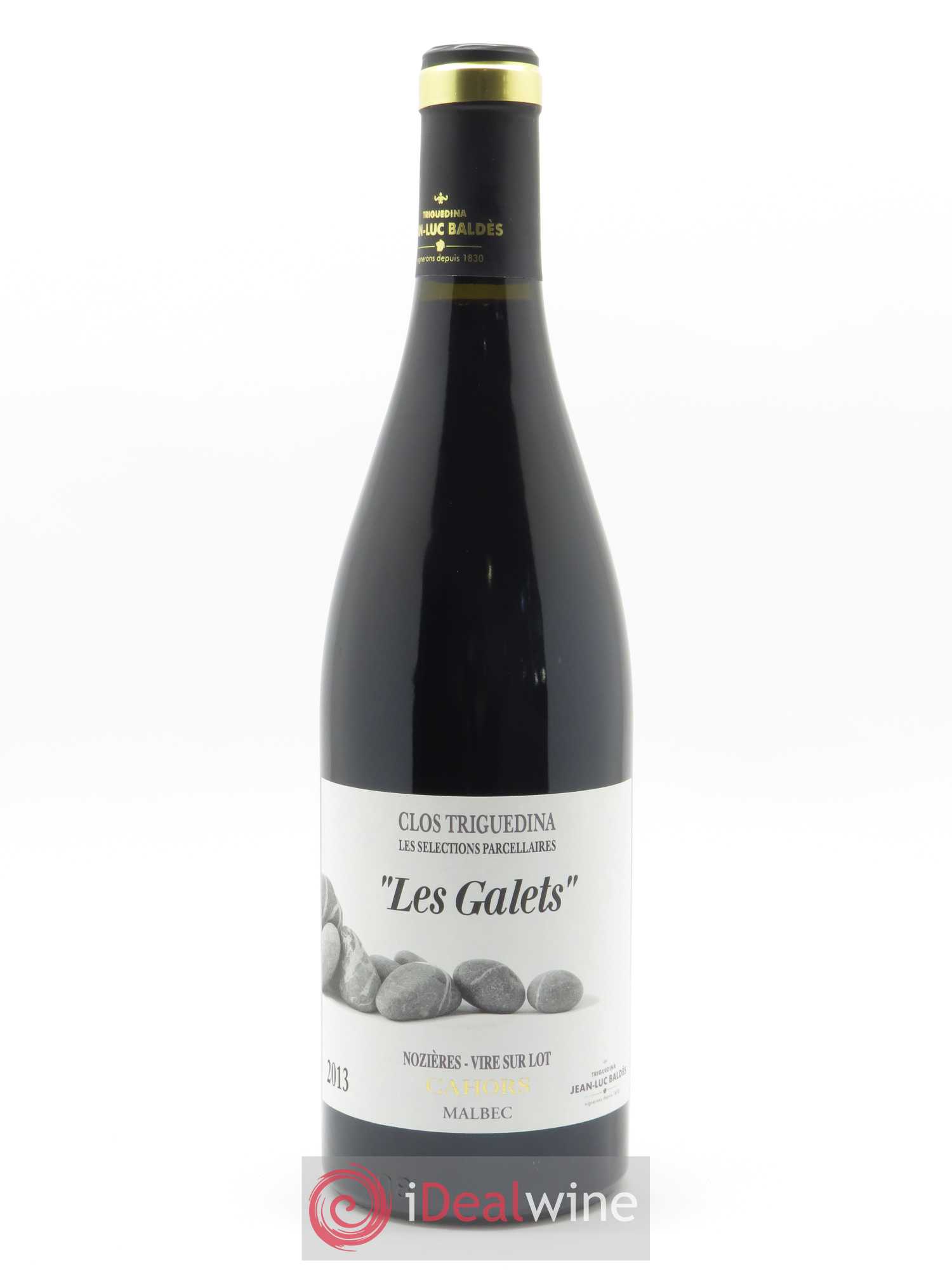 Cahors Clos Triguedina Les Galets Jean-Luc Baldès  2013 - Lot de 1 Bouteille