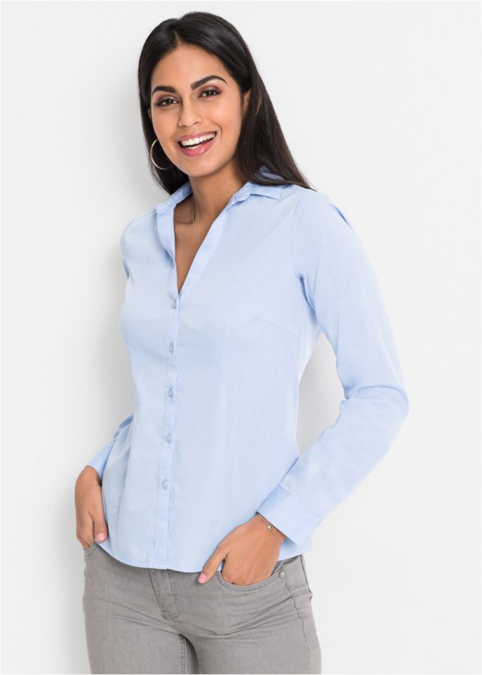 Stretch-Bluse