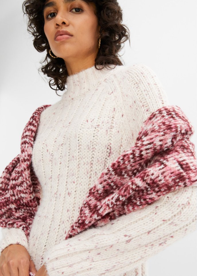 Strickkleid mit Wollanteil
