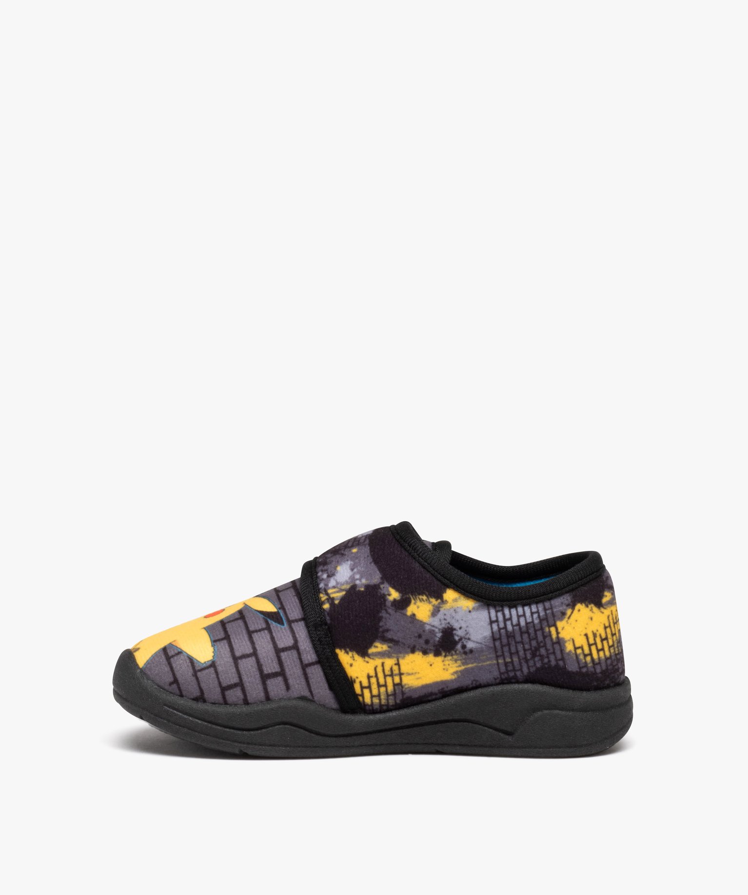 Chaussons Garçon à scratch imprimés Pikachu - Pokemon gris | GEMO