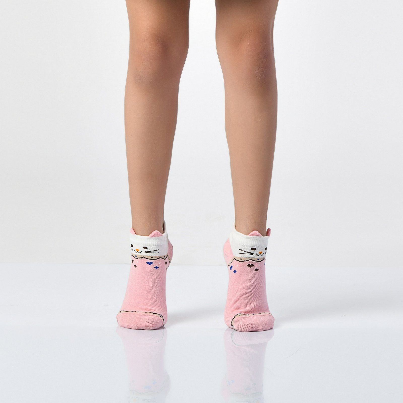 LOREZA Kurzsocken 12 Paar Mädchen Socken Sneakersocken Kindersocken 21-36 (Paar, 12-Paar) 12-Paar