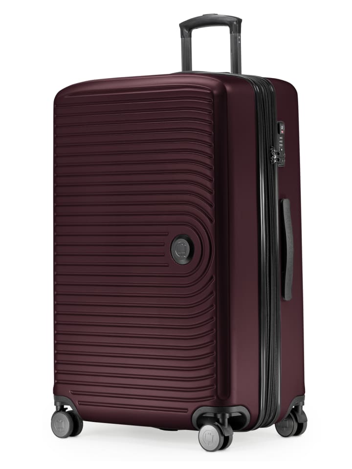 Hauptstadtkoffer Mitte - Großer Reisekoffer Trolley 77cm XXL Erweiterung TSA 130L in Burgund günstig kaufen L