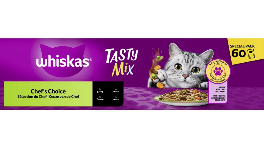 Whiskas Tasty Mix Chef's Choice Special Pack 5.1 kg