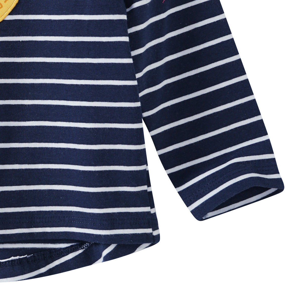Baby Langarmshirt mit Entchen-Applikation
