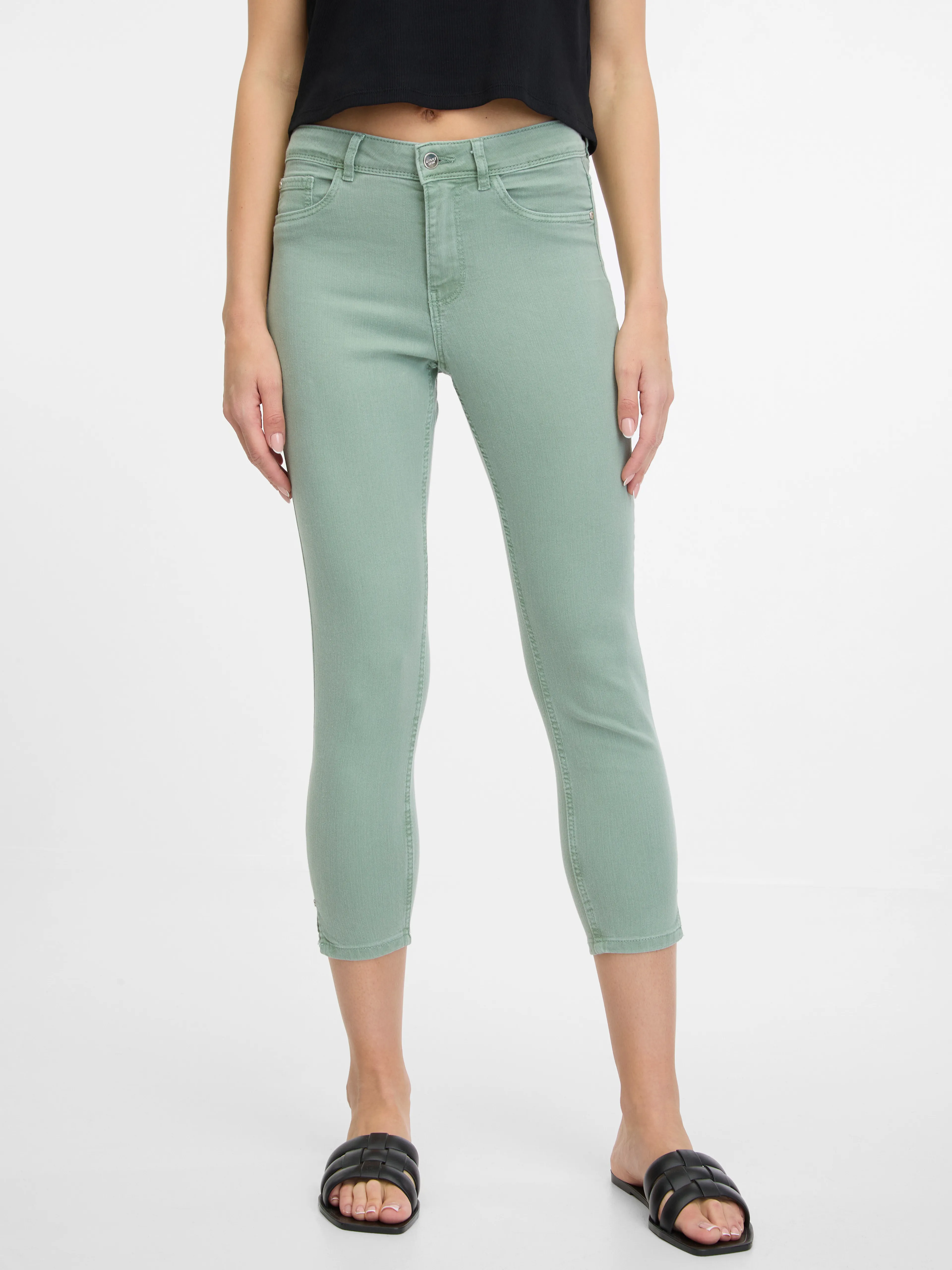 Hellgrüne Damenjeans im Skinny Fit ORSAY