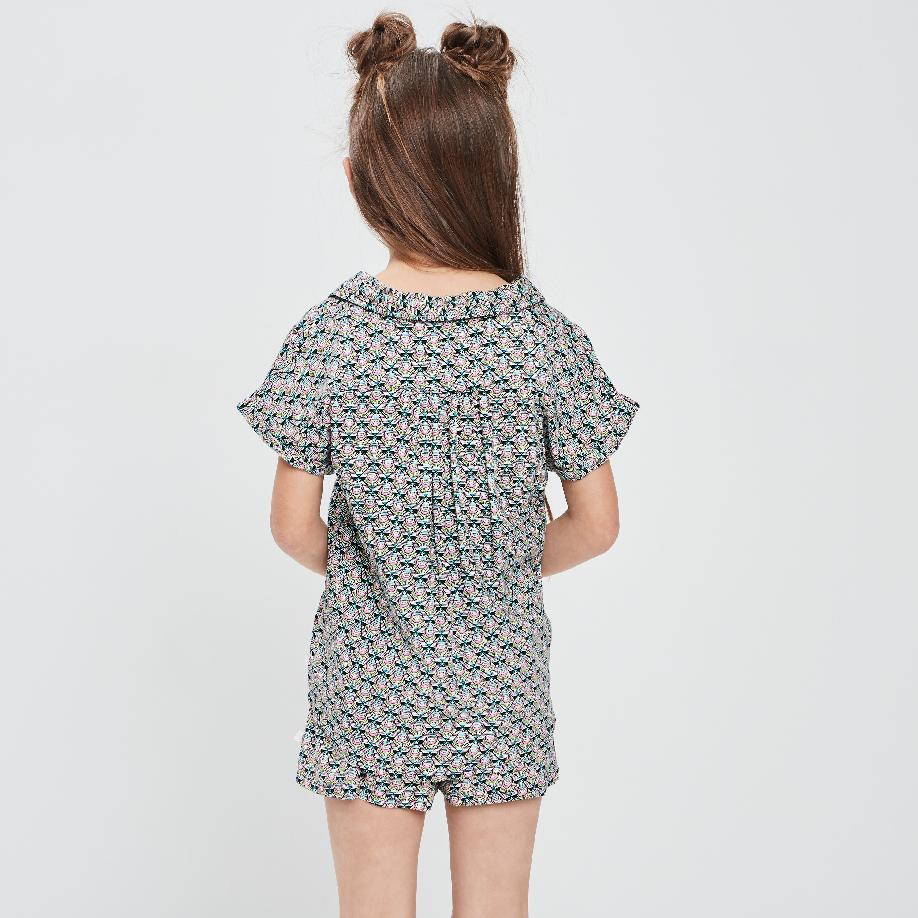 Chemise manches courtes ecru fille | La Halle